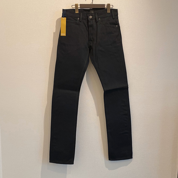 GERUGA GR-P-01D TIGHT STRAIGHT DENIM PANTS RIGID 14oz BLACK×BLACK