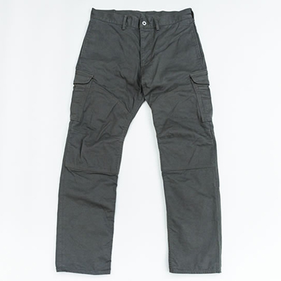 GERUGA GR-P-111 CARGO PANTS SELVEDGE COTTON DARK-OLIVE