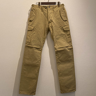 GERUGA GR-P-119 CARGO PANTS HEAVY CHINO BEIGE