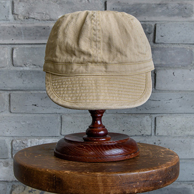 GERUGA GR-CA-04 COTTON WORK CAP BEIGE