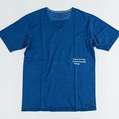 GERUGA GR-C-102 HEAVEY DUTY V-NECK T-S BLUE