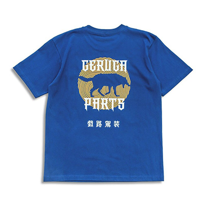 GERUGA GR-C-150 PRINT T-SHIRTS 戯路駕装 DARK-BLUE