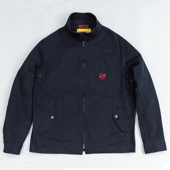 GERUGA GR-J-108A HARRINGTON JACKET CHINO BLACK