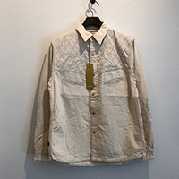 GERUGA GR-S-94 QUILTING WESTERN SHIRTS ECRU