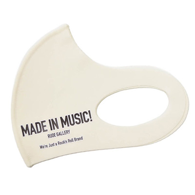 RUDE GALLERY RG0373 MADE IN MUSIC MASK WHITE