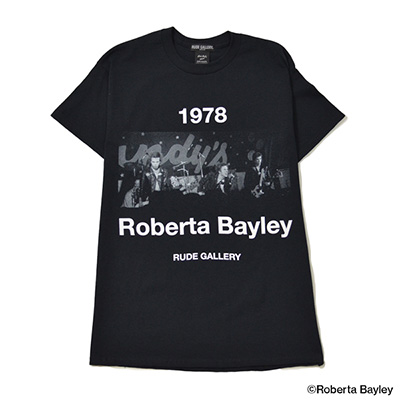 RUDE GALLERY RG0518 ROBERTA BAYLEY CREW TEE at RANDYS RODEO BLACK