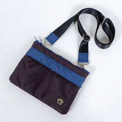 GAVIAL GVL-22AWA-0554 NYLON SHOULDER BAG PURPLE