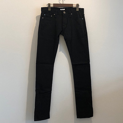 GVL-18AWB-0335 BLACK SLIM DENIM PANTS BLACK