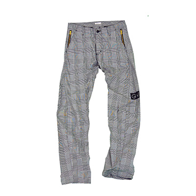 GVL-19SSB-0356 TAPERED PANTS GLEN CHECK