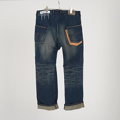 GAVIAL GVL-20SSB-0409 WIDE DENIM PANTS USED INDIGO