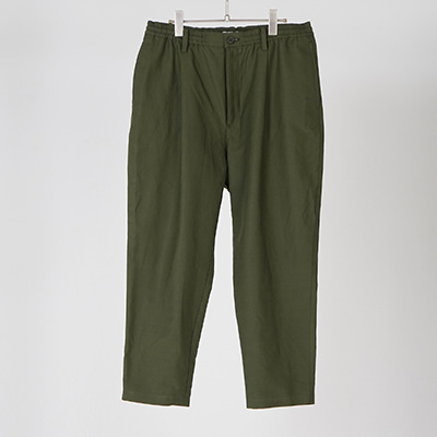 GAVIAL GVL-21SSB-0469 BACK SATIN TAPERD PANTS KHAKI