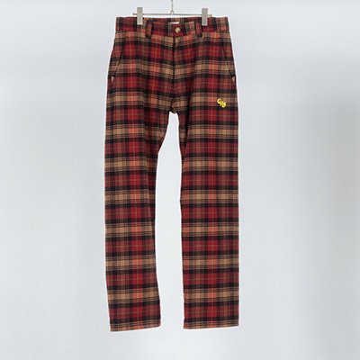 GAVIAL GVL-22AWB-0544 CHECK PANTS RED CHECK