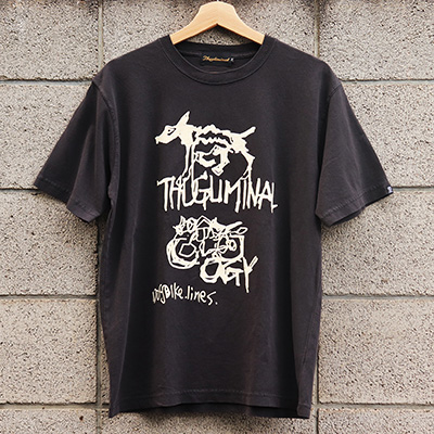 GAVIAL GVL-PG-28　thugliminalxGAVAL S/S TEE THUGLIMINALOGY BLACK