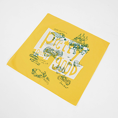 GAVIAL GARAGE GVL-G-03 BANDANA YELLOW