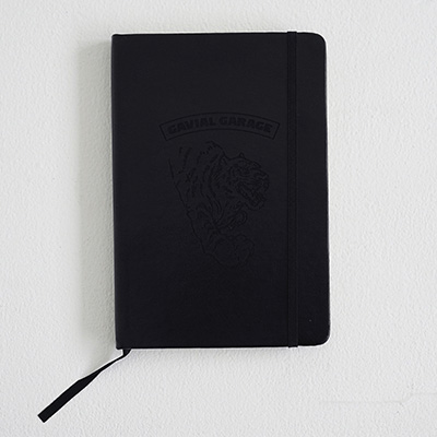 GAVIAL GARAGE GVL-GG-13 HARDCOVER NOTE TIGER BLACK