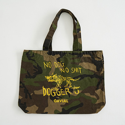 GAVIAL GARAGE GVL-GG-14 TOTE BAG NO DOG NO SHIT CAMO