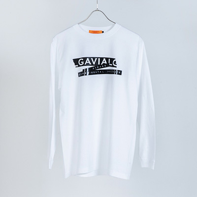 GAVIAL GARAGE GVL-GG-26 L/S TEE TAPES WHITE