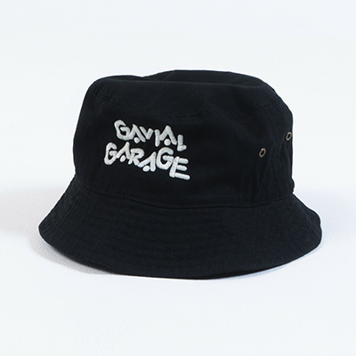 GAVIAL GARAGE GVL-GG-33 BUCKET HAT BLACK