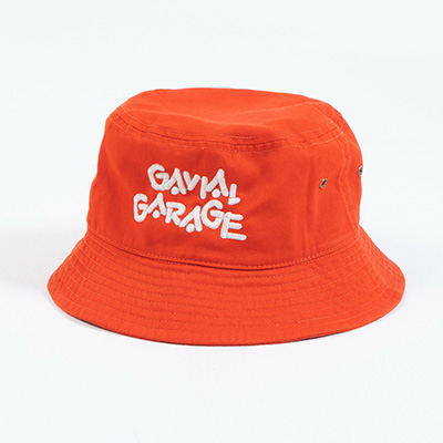 GAVIAL GARAGE GVL-GG-33 BUCKET HAT ORANGE