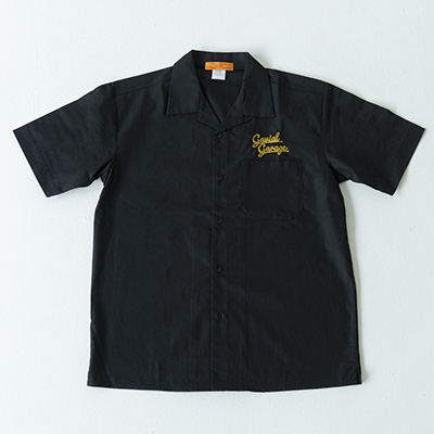 GAVIAL GARAGE GVL-GG-41 S/S O.C.SHIRTS BLACK