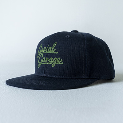 GAVIAL GARAGE GVL-GG-42 FLAT VISOR CAP NAVY