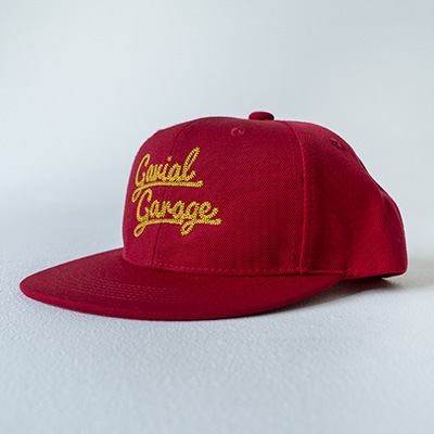 GAVIAL GARAGE GVL-GG-42 FLAT VISOR CAP RED