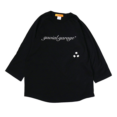 GAVIAL GARAGE GVL-GG-58 GARAGE 7S TEE LOGO BLACK