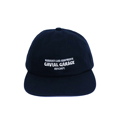 GAVIAL GARAGE GVL-GG-81 COTTON CAP BLACK