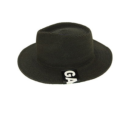 GVL-19SSA-0360 STRAW HAT BLACK