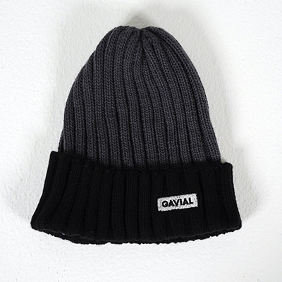 GAVIAL GVL-21AWA-0498 TOW-TONE KNIT CAP BLACK