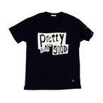 GVL-19SST-0345 PRETTY GOOD TEE BLACK