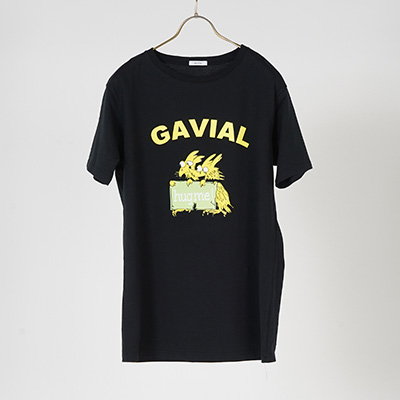 GAVIAL GVL-21SST-0456 S/S TEE 04 HUG ME! BLACK