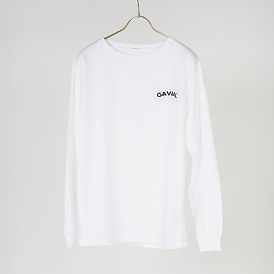 GAVIAL GVL-21SST-0459 L/S TEE ARCH LOGO WHITE