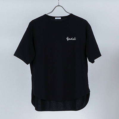 GAVIAL GVL-22AWT-0532 S/S TEE CURSIVE GAVIAL BLACK