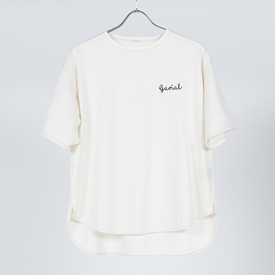 GAVIAL GVL-22AWT-0532 S/S TEE CURSIVE GAVIAL CREAM