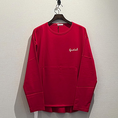 GAVIAL GVL-22AWT-0558 L/S TEE CURSIVE GAVIAL RED