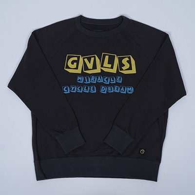 GVL-23SST-0563 L/S SWEAT M.C.D CHARCOAL