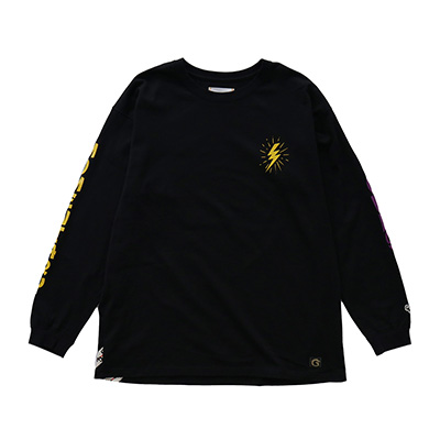 GVL-24SST-0625 L/S BIG TEE “MOMENTARY” BLACK