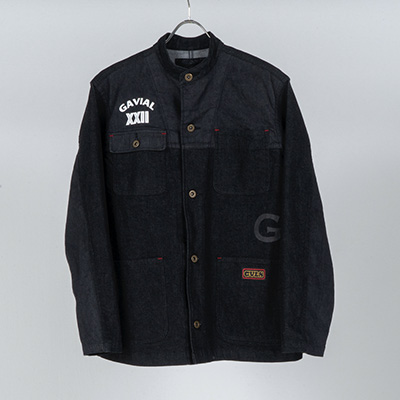 GAVIAL GVL-22AWT-0538 BICOLOR DENIM COVERALL BLACK