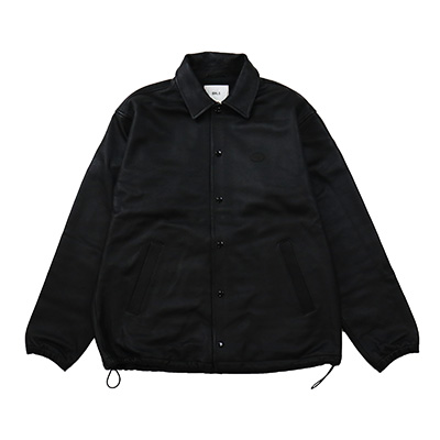 GAVIAL GVL-23AWT-0602 LEATHER COACH JACKET BLACK