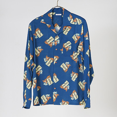 GAVIAL GVL-21SST-0463 L/S ALOHA SHIRTS HUGME BLUE