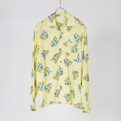 GAVIAL GVL-21SST-0463 L/S ALOHA SHIRTS HUGME YELLOW