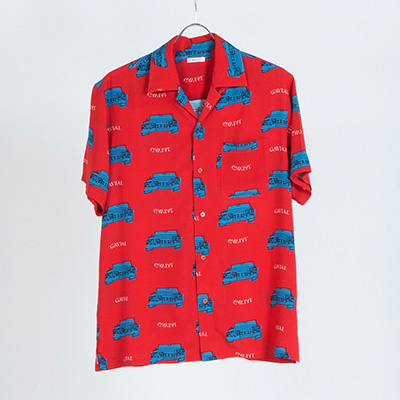 GAVIAL GVL-22SST-0513 S/S ALOHA SHIRTS MARK II RED