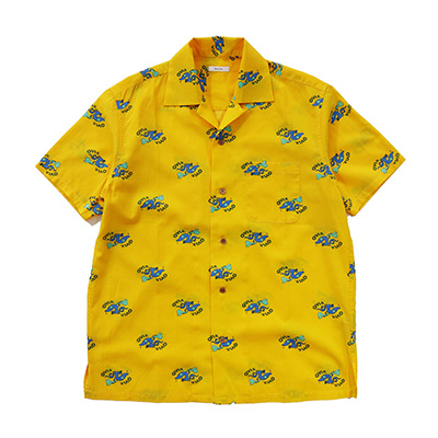 GAVIAL GVL-24SST-0631 S/S ALOHA SHIRTS YAMORI YELLOW