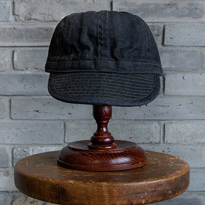 GERUGA GR-CA-04 COTTON WORK CAP BLACK