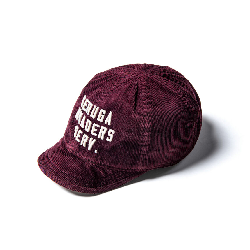 GERUGA GR-CA-07A H-D CORDUROY CAP INVADERS SERV BURGUNDY