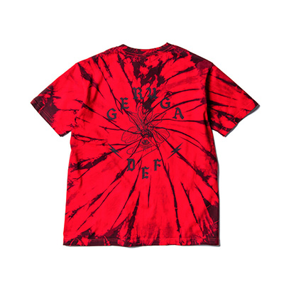 GERUGA GR-C-178 PRINT T-SHIRS TIE DYE & DEF RED