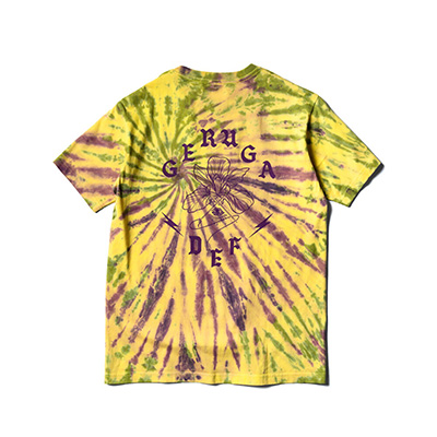 GERUGA GR-C-178 PRINT T-SHIRS TIE DYE & DEF YELLOW-GREEN