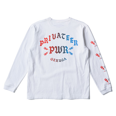 GERUGA GR-C-184 L/S TEE PRIVATEER PWR WHITE