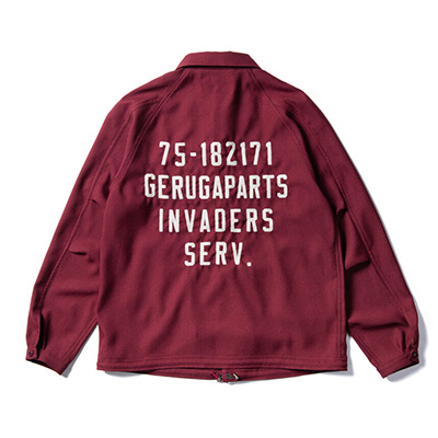 GR-S-155B RAGLAN STA-PREST SHIRTS INVADERS SERV BORDEAUX